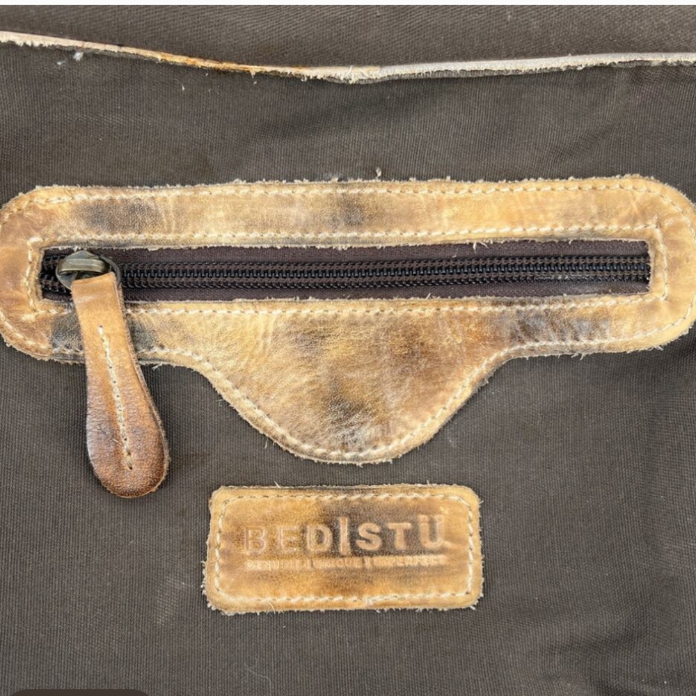 Bed Stu Eastend fringe crossbody bag rustic tan - Picture 5 of 8